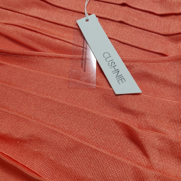 Cushnie Sleeveless Midi Dress in Guava NWT XS